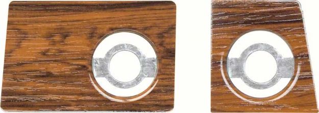 Picture of 1969 Camaro Cherrywood Radio Dash Plates 