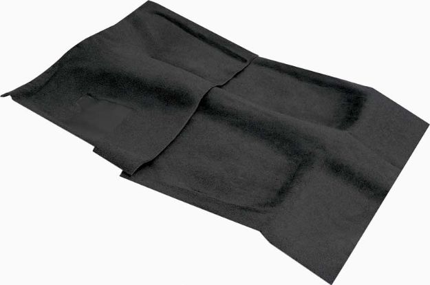 Picture of 1970-73 F-Body With Automatic Trans Black Molded Loop Carpet Set With Tail 
