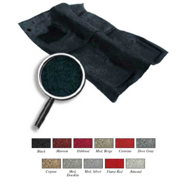 Picture of 1985-92 F-Body Black Passenger Area Cut Pile Carpet Set 