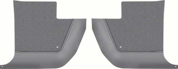 Picture of 1967-1973 Mopar A-Body Black Kick Panels 