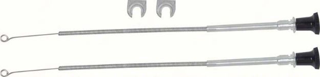 Picture of 1965-67 Chevy ii/Nova Kick Panelcables With Knob-W/O AC 