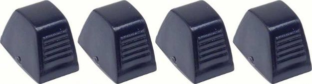 Picture of 1965-81 Black Temperature Heater Control Knob Set 