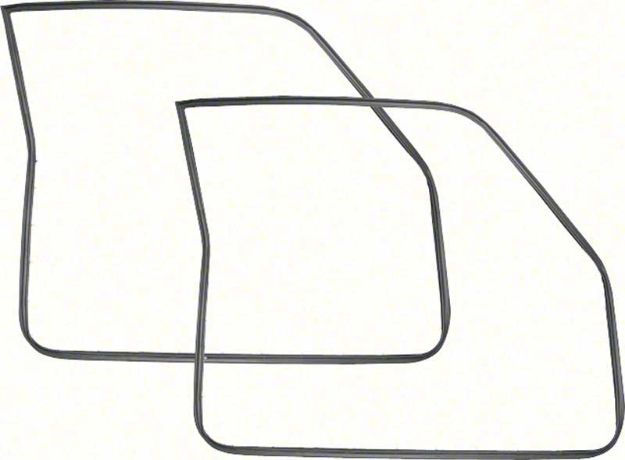 Picture of 1968-72 Chevy II / Nova 2Dr Door Frame Weatherstrips - Pair 