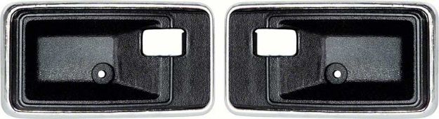 Picture of 1977-81 Camaro / Firebird Black Door Handle Escutcheon 