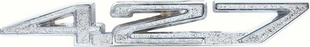 Picture of Tape Mounted Yenko "427" Fender or or Rear Body Panel Emblem 