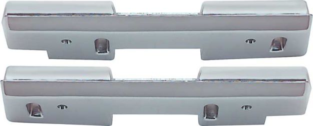 Picture of 1965-67 Impala/Caprice 2 Door Arm Rest Bases Front Chrome 