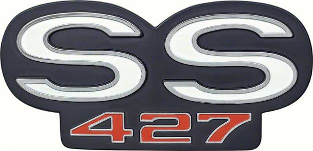 Picture of 1966-67 Chevelle ss-427 Grill & Rear Panel Emblem 
