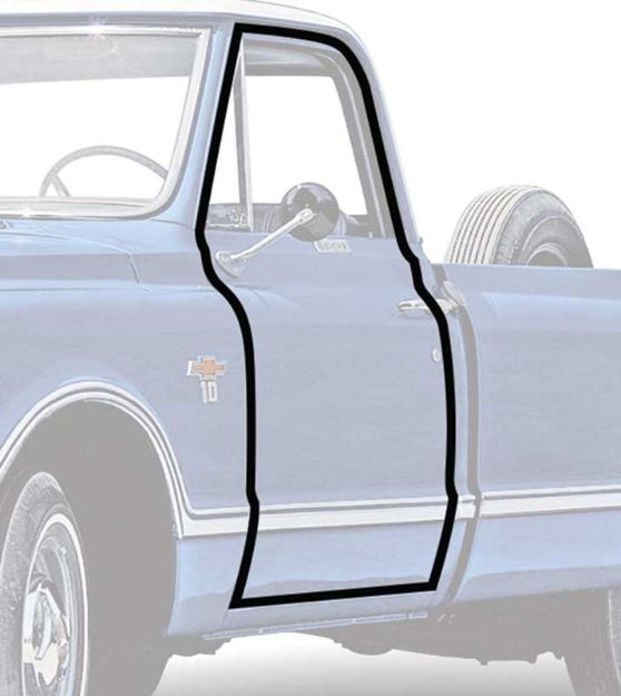 Picture of 1967-72 GM Truck Door Frame Weatherstrips 
