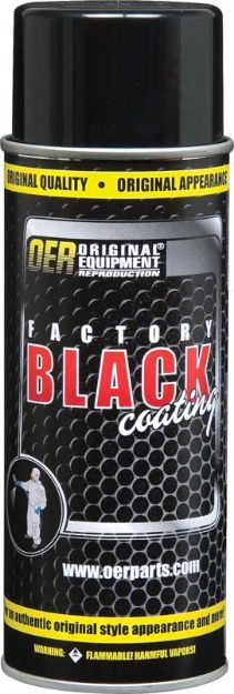 Picture of "Factory Black" Ultra Flat Black Paint - 16 Oz Aerosol Can 