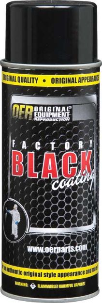 Picture of "Factory Black" Semi Gloss Black Paint - 16 Oz Aerosol Can 