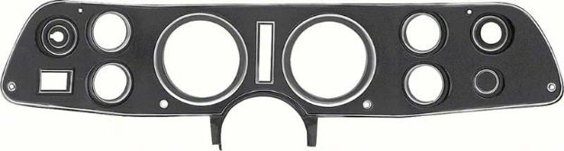 Picture of 1970-72 Camaro Dash Carrier With Chrome Trim 