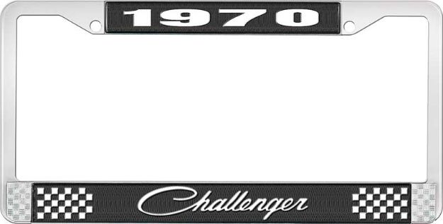 Picture of 1970 Challenger License Plate Frame - Black 