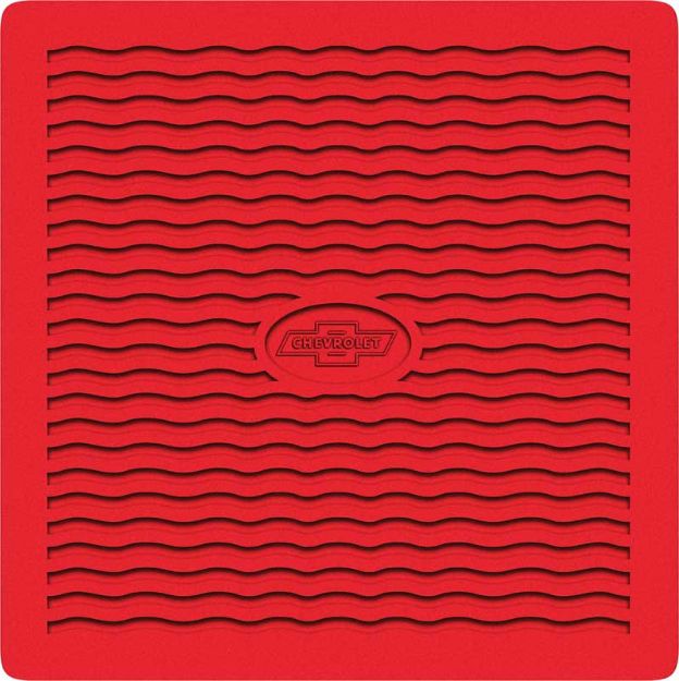 Picture of 1955-56 Chevrolet Red Factory accessory Floor Mats 