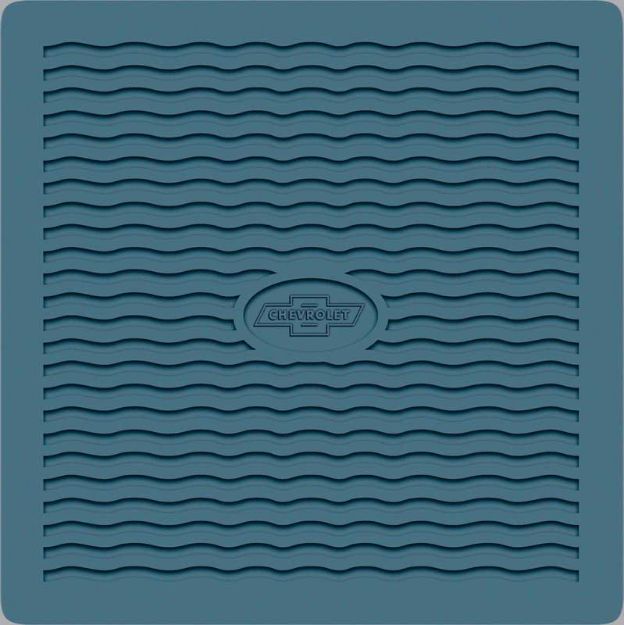 Picture of 1955-56 Chevrolet Light Blue Factory accessory Floor Mats 