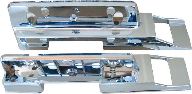 Picture of 1967 A-Body Chrome Front Arm Rest Bases 
