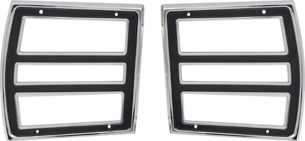 Picture of 1968 Dodge Dart Tail Lamp Trim Bezels 