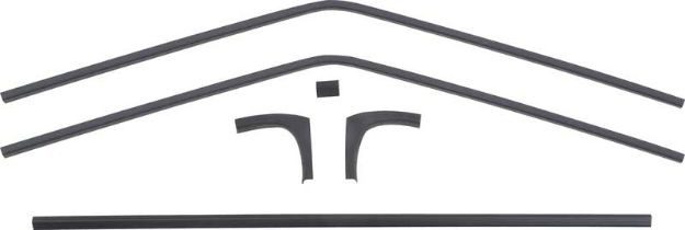 Picture of 1969-70 Charger 500 / Daytona 6 Piece Interior Rear Window Trim Set 