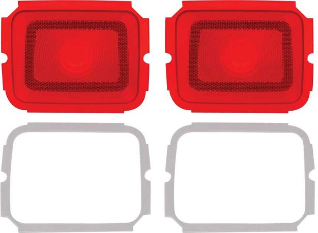 Picture of 1964 Dodge Polara Tail Lamp Lenses 