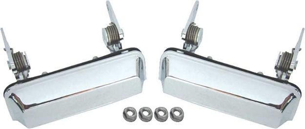 Picture of 1973-1974 Mopar B-Body Outer Door Handle Set 