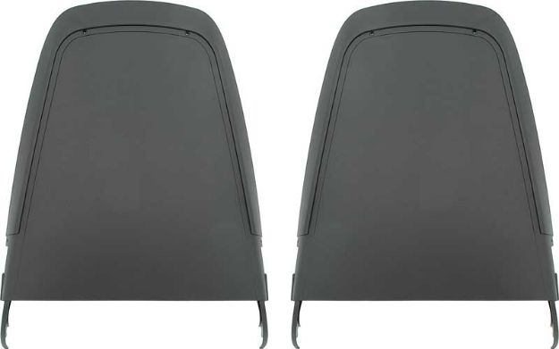Picture of 1970-71 Mopar A / B / E-Body Black "Early Style" Restorers Choice&Trade; Bucket Seat Back Panels 