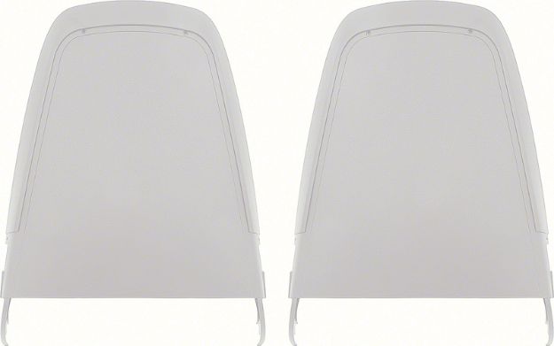 Picture of 1970-1971 Mopar A / B / E-Body White "Early Style" Restorers Choice&Trade; Bucket Seat Back Panels 