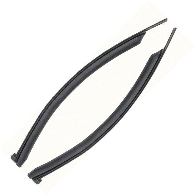 Picture of 1970-74 Mopar E-Body Coupe/Convertible Quarter Window Vertical Seals 