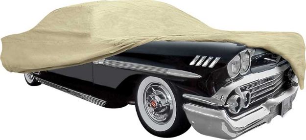 Picture of 1958 Impala / Full Size2-Door Tan Weather Blocker Plus Car Cover 