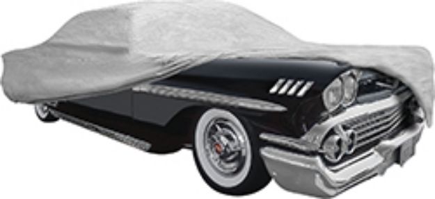 Picture of 1958 Impala / Full Size4-Door Diamond Blue Indoor Car Cover 