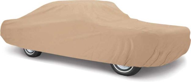 Picture of 1971-74 Mopar 4 Door B-Body, 77-90 Impala/Caprice 2/4 Door Tan Weather Blocker&Trade; Plus Cover 