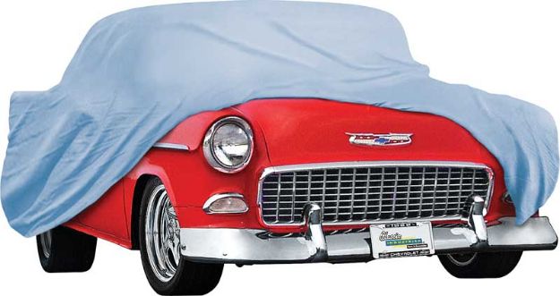 Picture of 1955-56 Chevrolet 2 DoorDiamond Blue Car Cover 