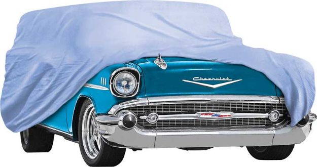 Picture of 1957 Chevrolet 2 & 4 Door WagonsDiamond Blue Car Cover 