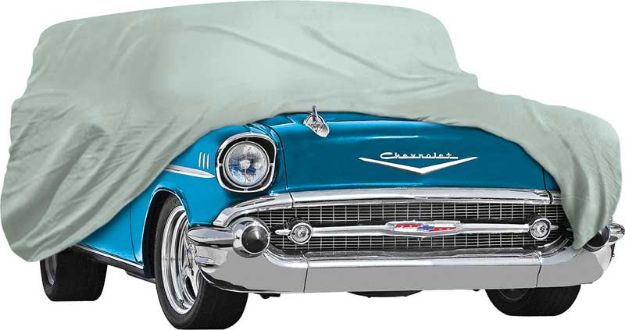 Picture of 1957 Chevrolet 2 & 4 Door WagonsDiamond Fleece Car Cover 
