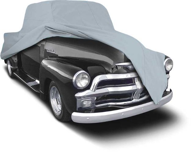Picture of 1947-54 Chevrolet/GMC Longbed Truck Softshield Flannel Cover - Gray 
