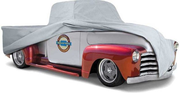 Picture of 1955-59 Chevrolet/GMC Shortbed Truck Weather Blocker Cover - Gray 