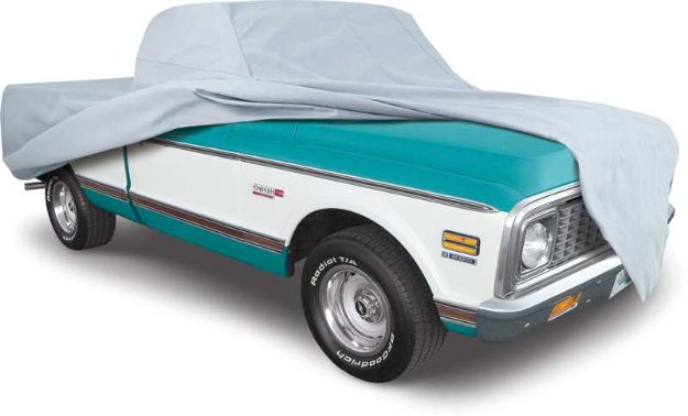 Picture of 1960-76 Chevrolet/GMC Shortbed Truck Weather Blocker Cover - Gray 