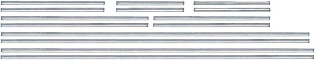 Picture of 1968 Camaro Convertible 8 Piece StandardDoor Panel Molding Set 