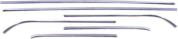 Picture of 1968-72 Chevy ii/Nova 2-Door Sedan Roof Drip Molding Set 