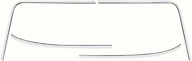 Picture of 1968-74 Chevy II /Nova 2 Door Windshield Molding Set 