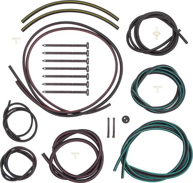 Picture of 1968 Camaro Rally Sport Headlight Hose Set with Color Hoses 