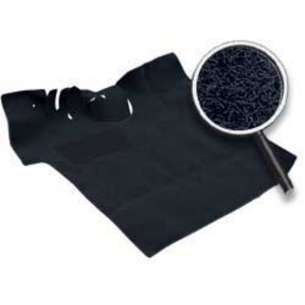 Picture of 1981-87 Chevy/GMC Standard Cab Pickup 2 WD / Column Shift Black Molded Cut Pile Carpet Set 