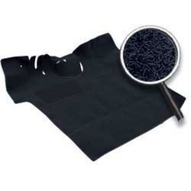 Picture of 1981-87 Chevy/GMC Standard Cab Pickup 4 WD / Column Shift Black Molded Cut Pile Carpet Set 