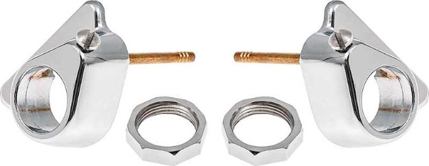 Picture of 1955-59 Chevrolet / GMC TruckWiper Tower Bezels And Nuts 