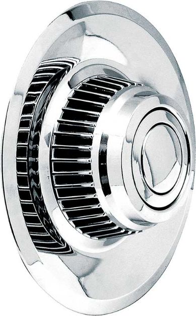 Picture of Short Chrome Rally Wheel Derby Cap 