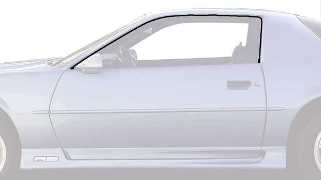 Picture of 1982-92 Camaro / Firebird Coupe Reproduction Roof Rail Weatherstrips 