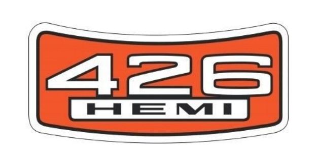 Picture of 1966 1967 Dodge Plymouth 426 HEMI Air Cleaner Decal