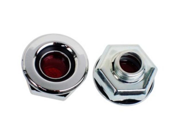 Picture of 1968 Plymouth Rear Flat Side Marker Light with Red Lens