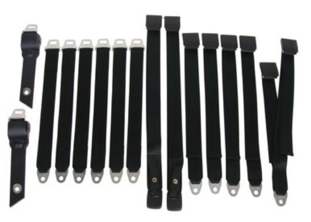 Picture of 3850-69BEN 1968-69 A-body Bench Seat Belt Set
