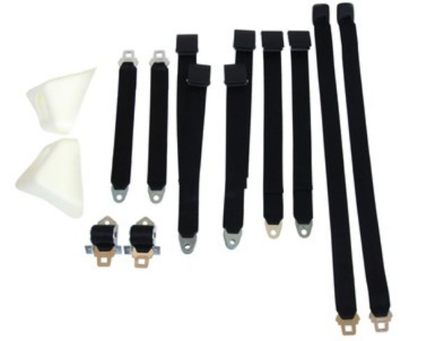 Picture of 1970 E-body Bucket Seat Belt Set