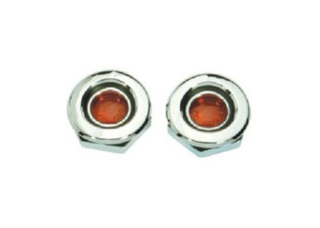 Picture of 1968 Dodge Rear Curved Side Marker Light with Red Lens