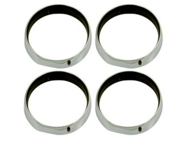 Picture of 1971 Plymouth Cuda Chrome Headlight Bezels